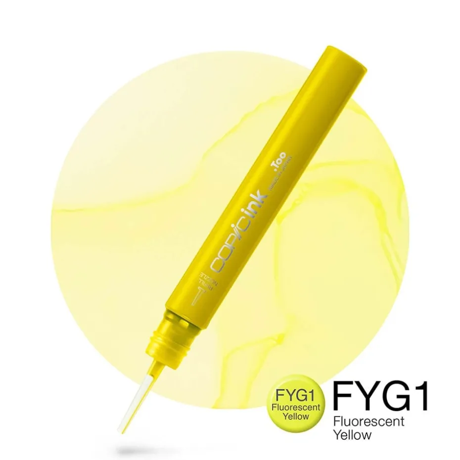 Copic Ink 12ml – FYG1 Fluorescent Yellow