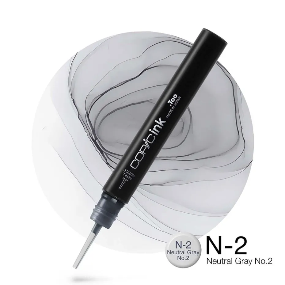 Copic Ink 12ml – N2 Neutral Gray No.2