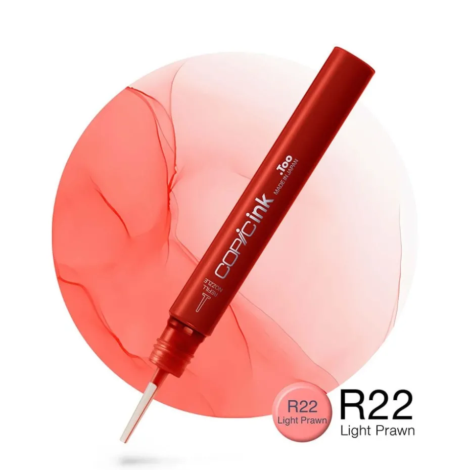 Copic Ink 12ml – R22 Light Prawn