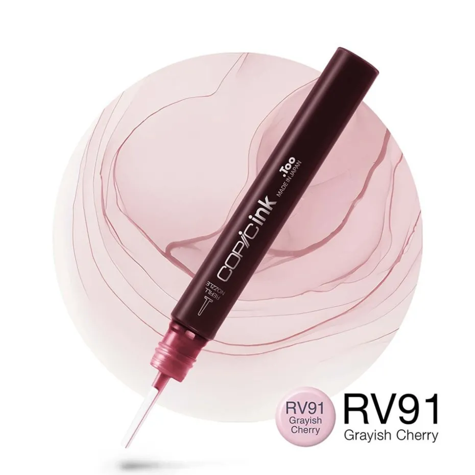 Copic Ink 12ml – RV91 Grayish Cherry
