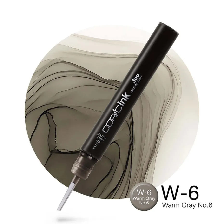 Copic Ink 12ml – W6 Warm Gray No.6