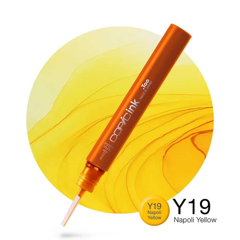 Copic Ink 12ml – Y19 Napoli Yellow