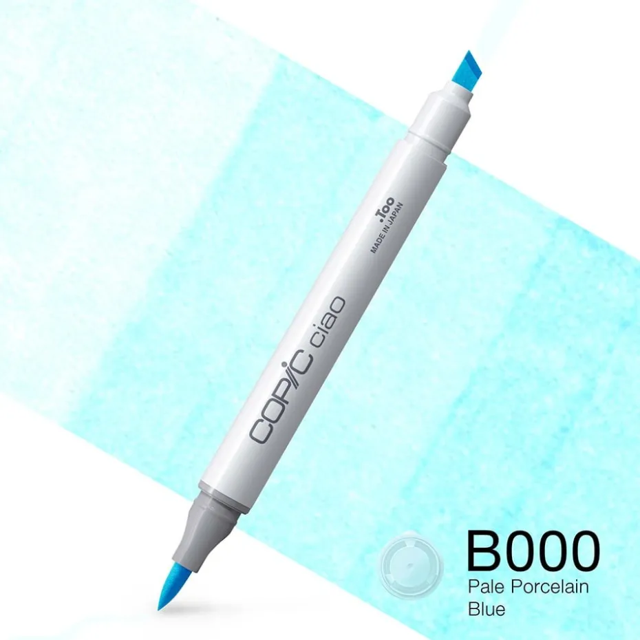 Copic Marker Ciao – B000 Pale Porcelain Blue