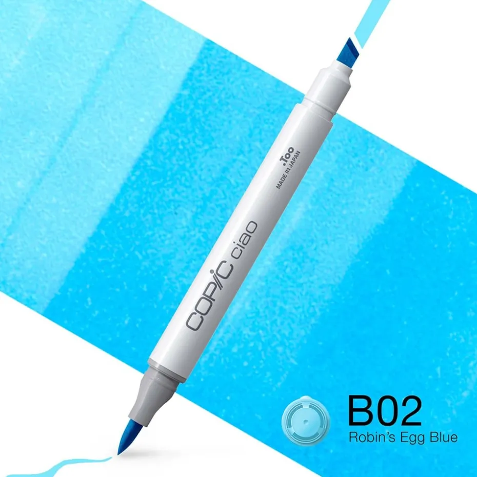 Copic Marker Ciao – B02 Robin’s Egg Blue