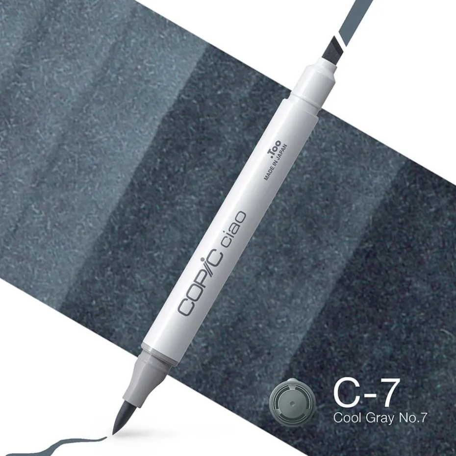 Copic Marker Ciao – C7 Cool Gray No.7