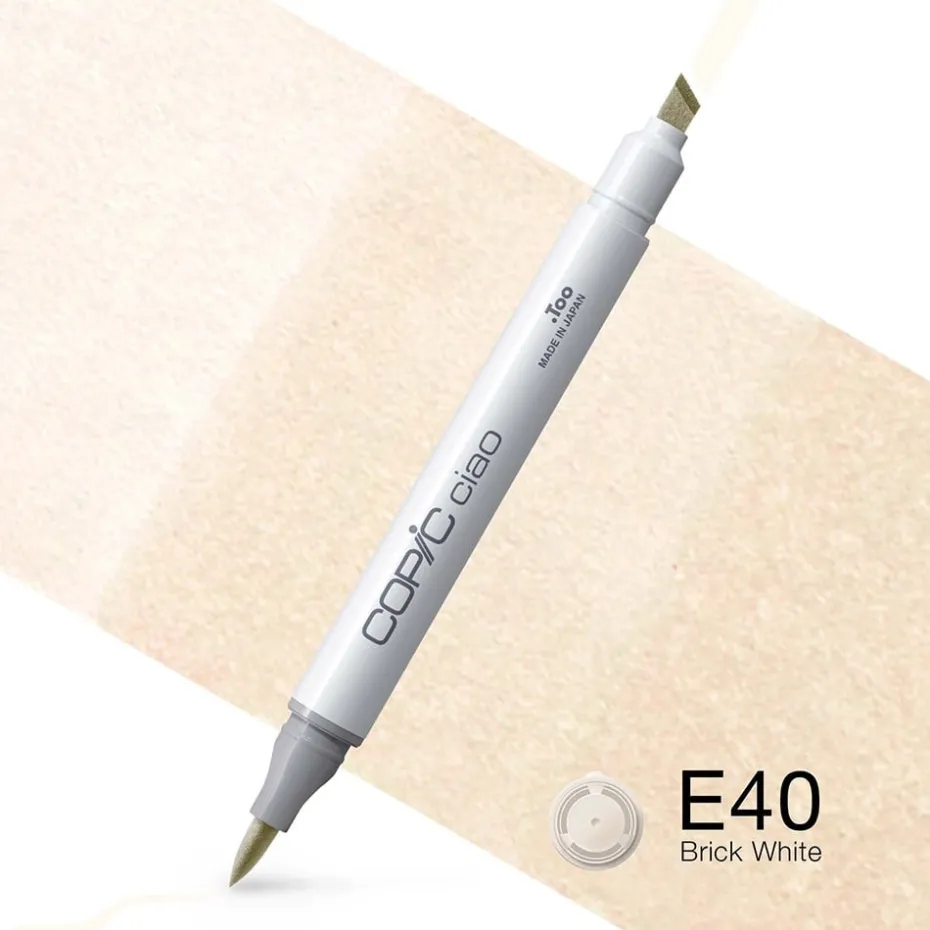 Copic Marker Ciao – E40 Brick White