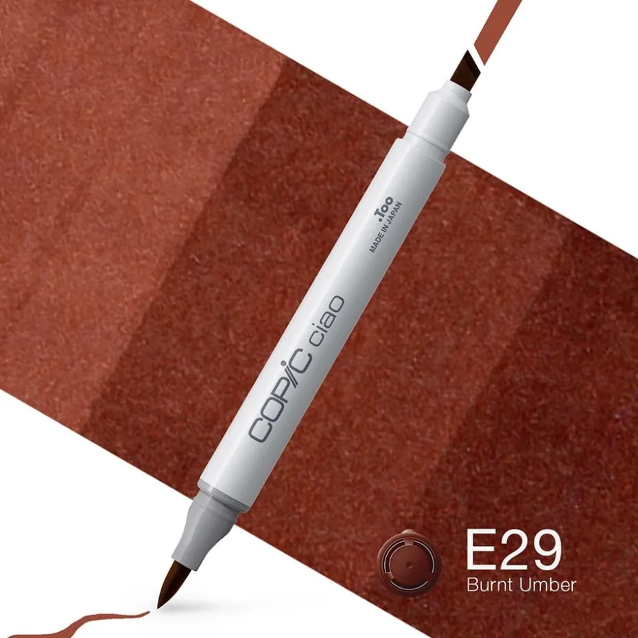 Copic Marker Ciao – E29 Burnt Umber