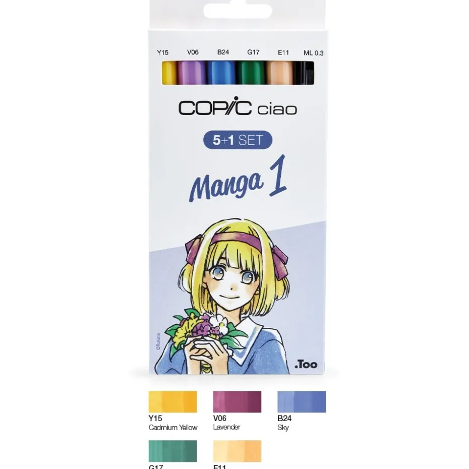 Copic Marker Ciao 5+1 Sett – Manga 1