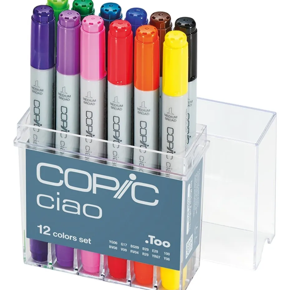 Copic Marker Ciao Sett – 12stk – Basic sett