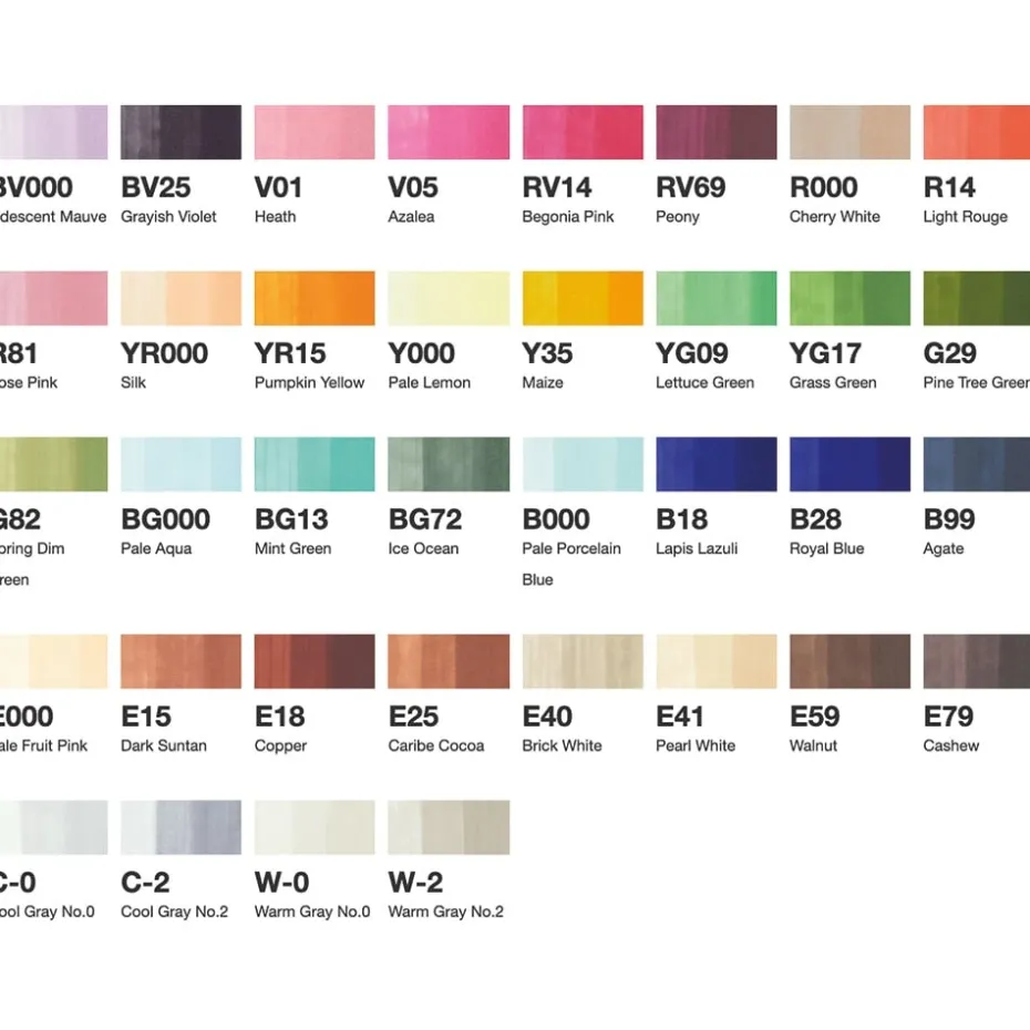 Copic Marker Ciao Sett – 36stk – E