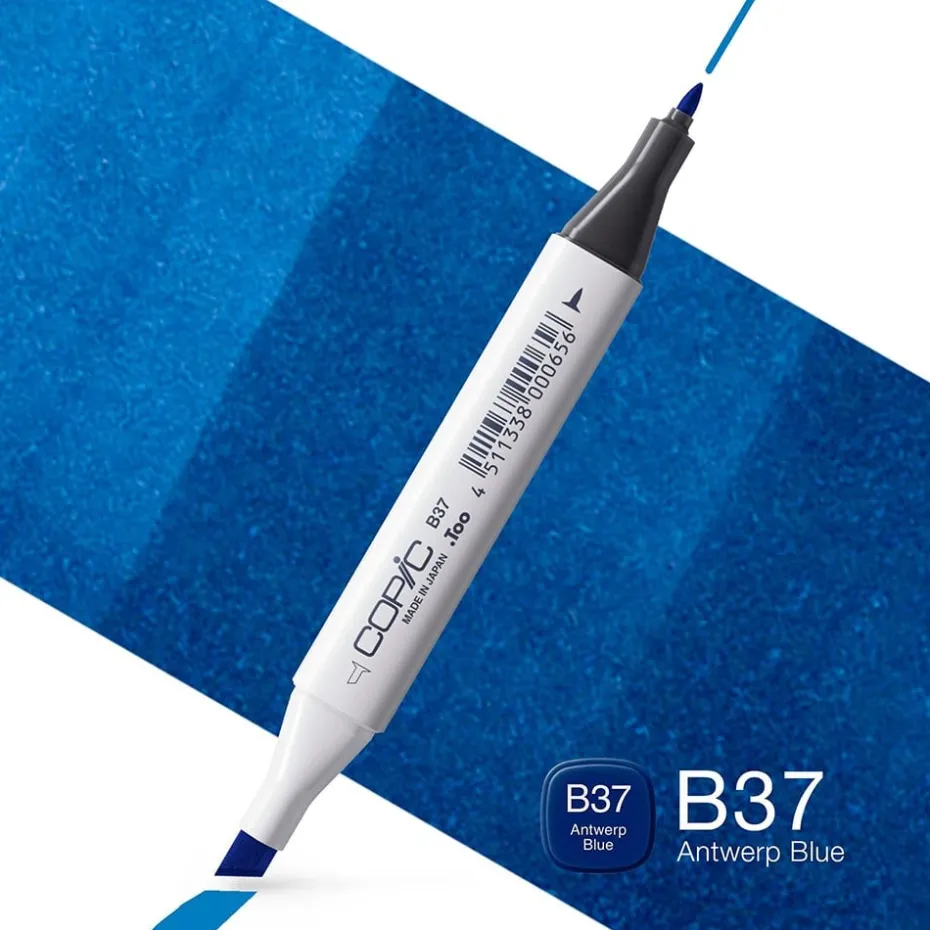 Copic Marker Classic – B37 Antwerp Blue
