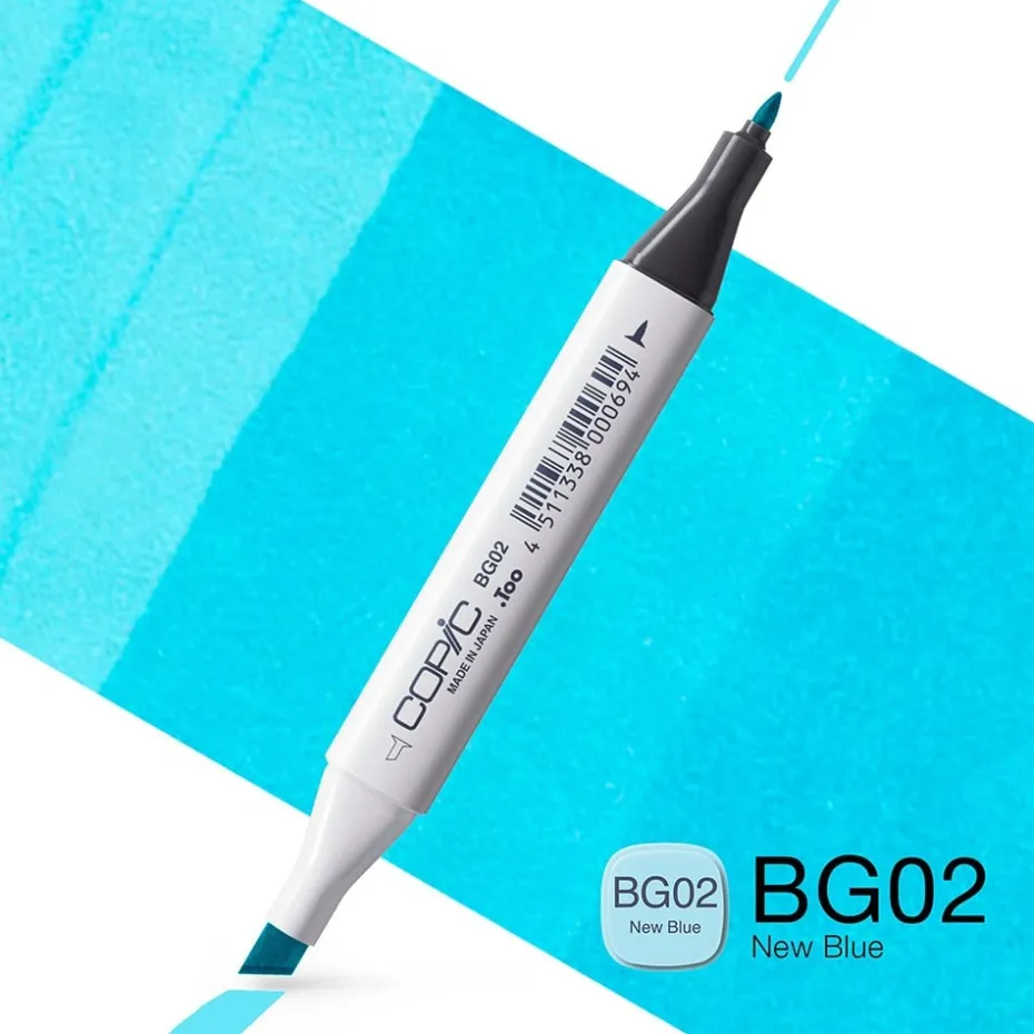 Copic Marker Classic – BG02 New Blue