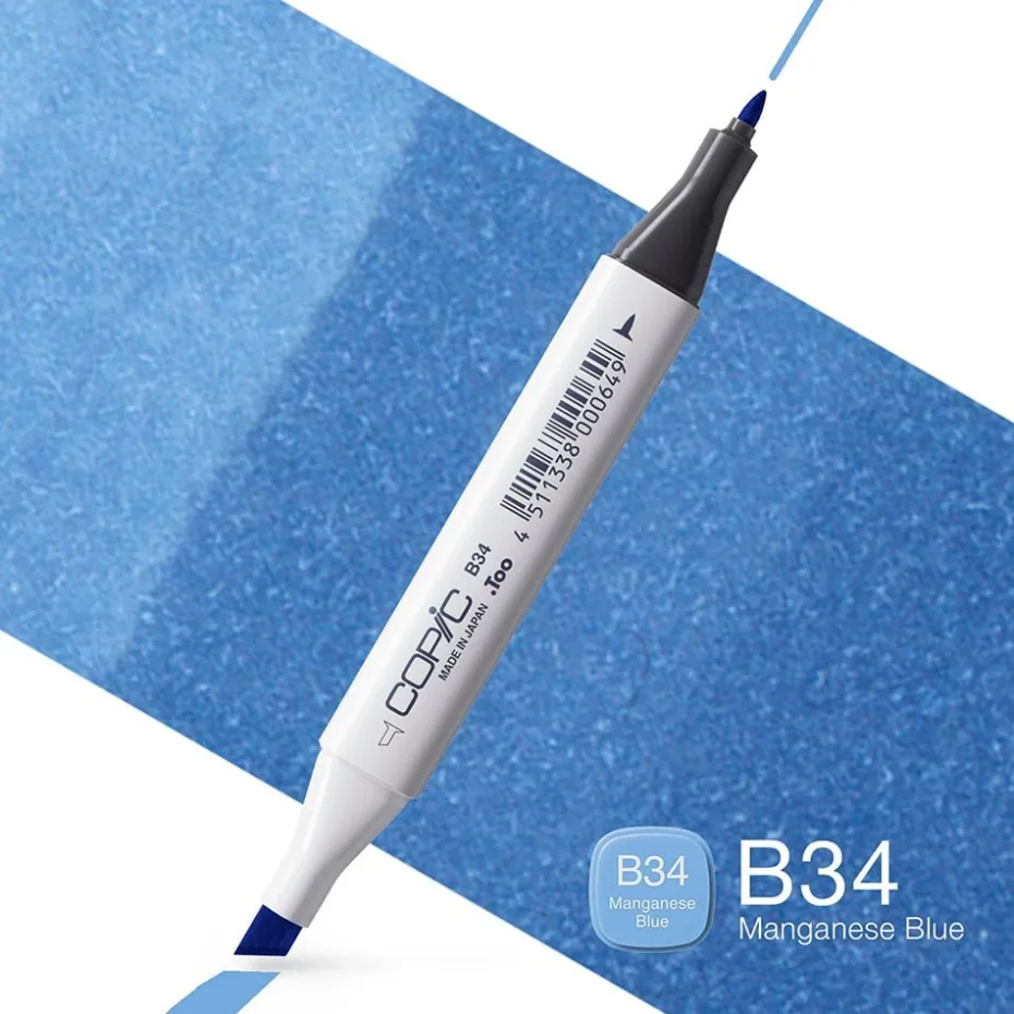 Copic Marker Classic – B34 Manganese Blue
