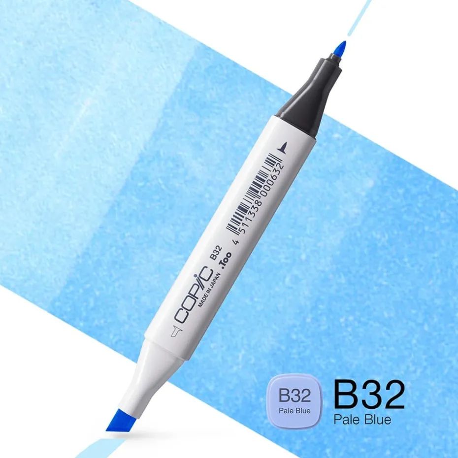 Copic Marker Classic – B32 Pale Blue