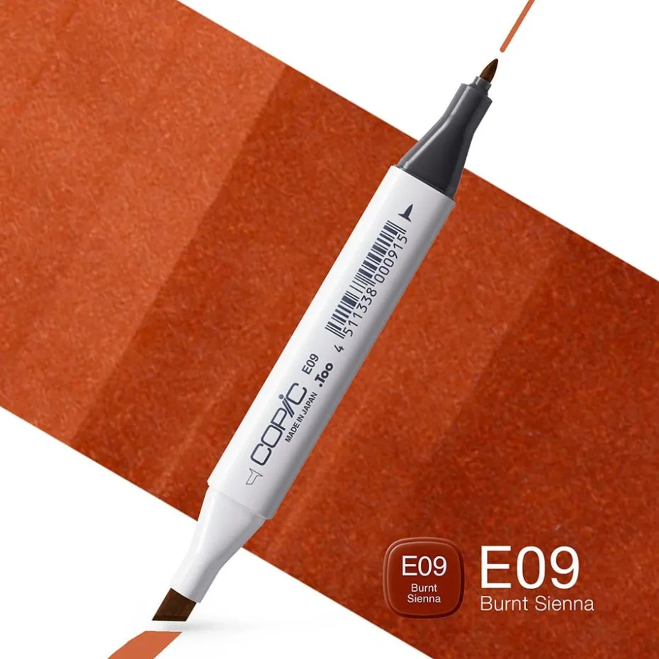 Copic Marker Classic – E09 Burnt Sienna