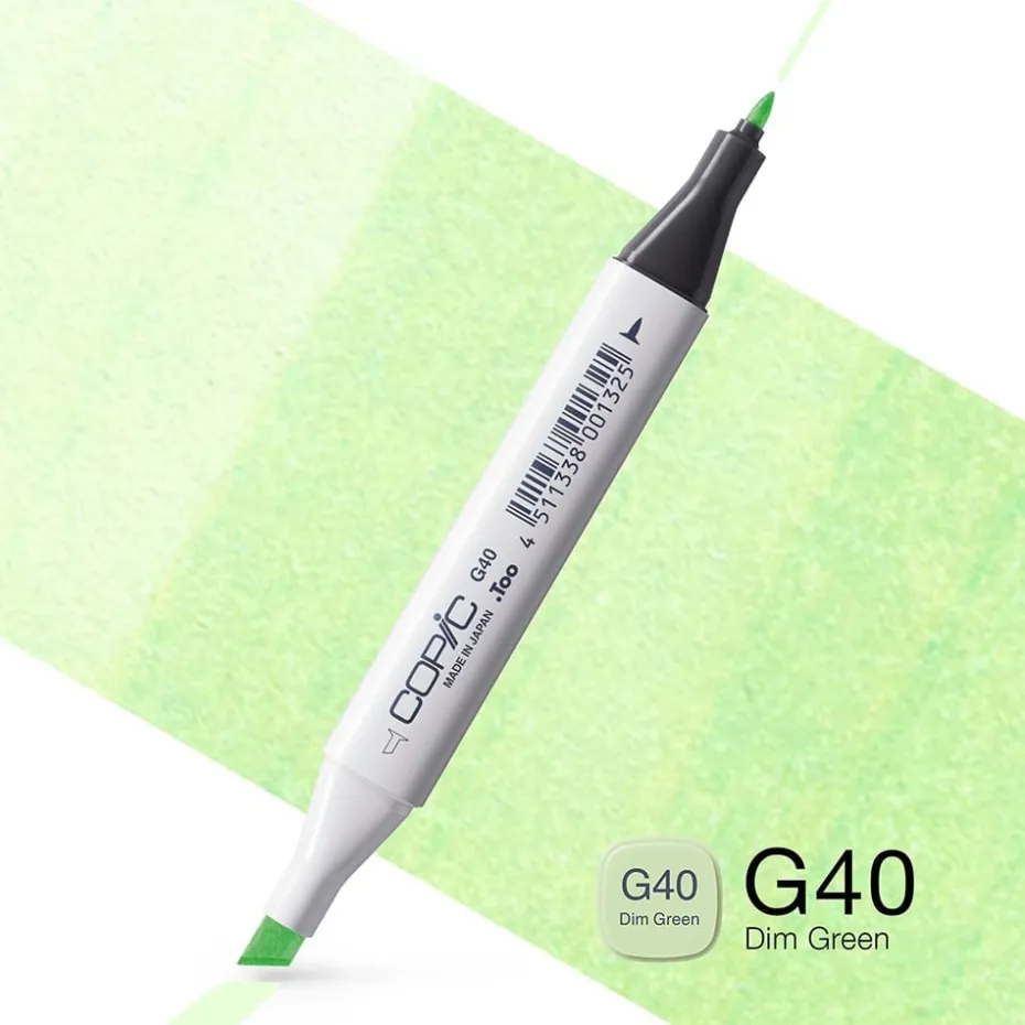 Copic Marker Classic – G40 Dim Green