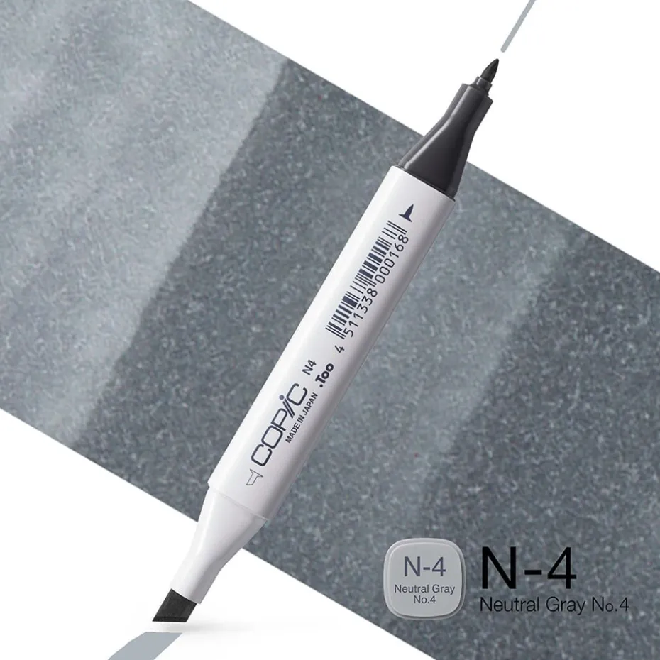 Copic Marker Classic – N4 Neutral Gray No.4