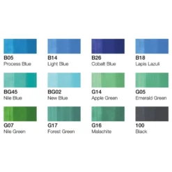 Copic Marker Classic Sett – 12stk – Envioronment