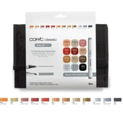 Copic Marker Classic Wallet Sett – 12stk – Architecture