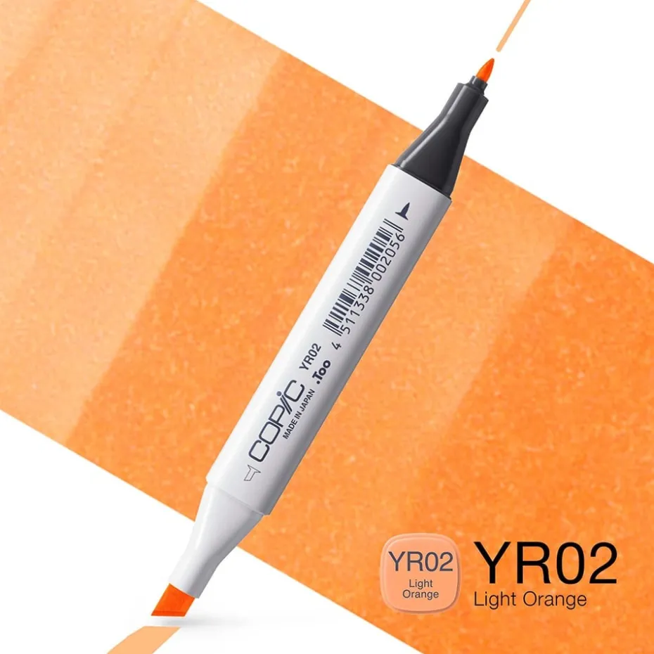 Copic Marker Classic – YR02 Light Orange