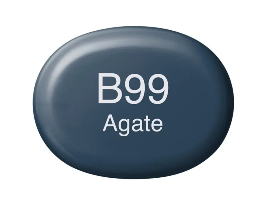 Copic Marker Sketch – B99 Agate
