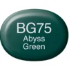 Copic Marker Sketch – BG75 Abyss Green