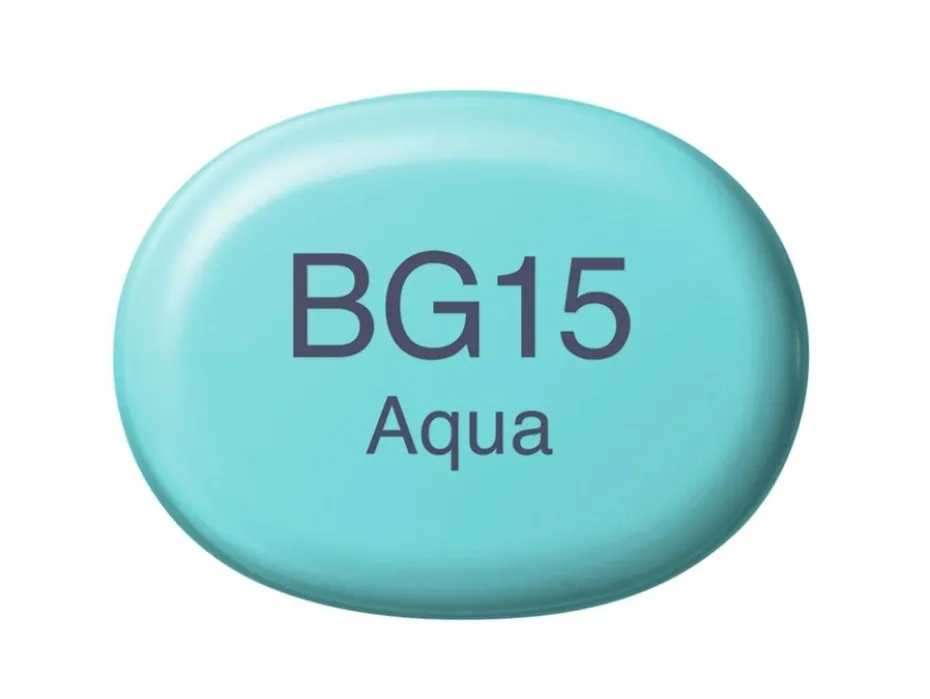 Copic Marker Sketch – BG15 Aqua