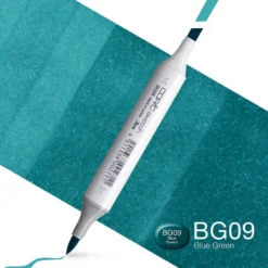 Copic Marker Sketch – BG09 Blue Green