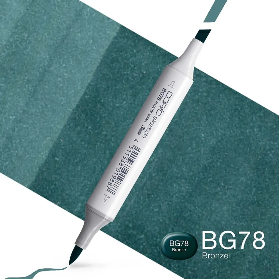 Copic Marker Sketch – BG78 Bronze