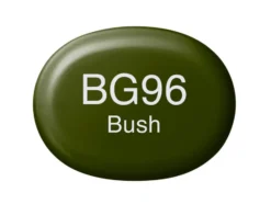 Copic Marker Sketch – BG96 Bush