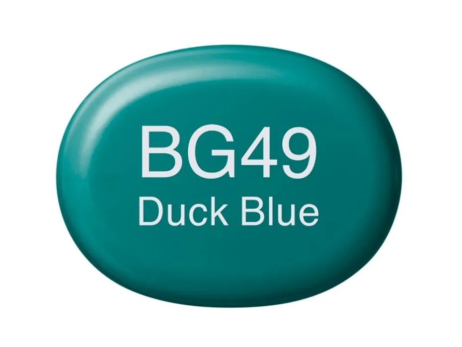Copic Marker Sketch – BG49 Duck Blue