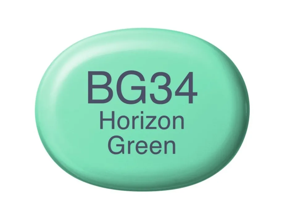 Copic Marker Sketch – BG34 Horizon Green