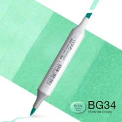 Copic Marker Sketch – BG34 Horizon Green