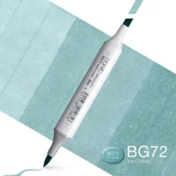 Copic Marker Sketch – BG72 Ice Ocean
