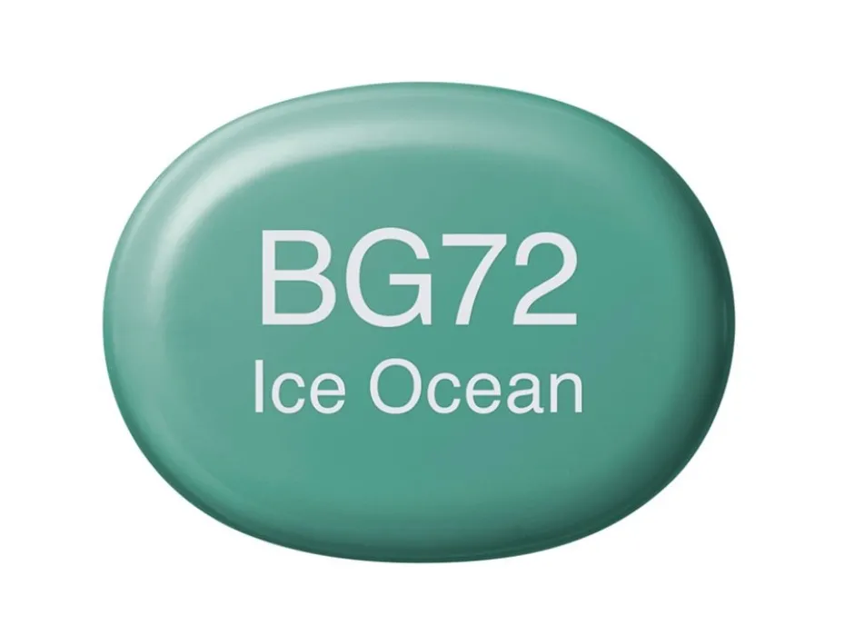 Copic Marker Sketch – BG72 Ice Ocean