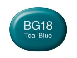 Copic Marker Sketch – BG18 Teal Blue