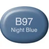 Copic Marker Sketch – B97 Night Blue