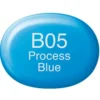 Copic Marker Sketch – B05 Process Blue