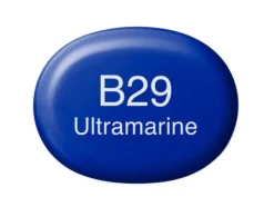 Copic Marker Sketch – B29 Ultramarine