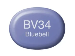 Copic Marker Sketch – BV34 Bluebell