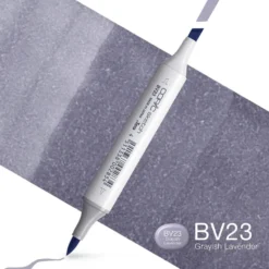 Copic Marker Sketch – BV23 Grayish Lavender