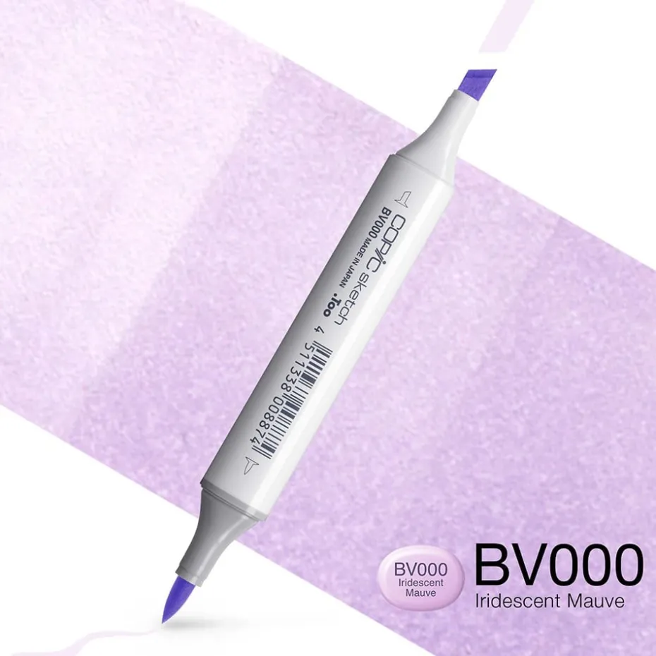 Copic Marker Sketch – BV000 Iridescent Mauve