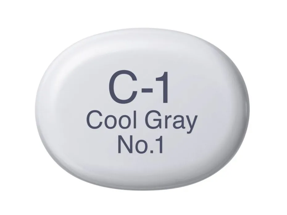Copic Marker Sketch – C1 Cool Gray No.1