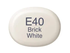 Copic Marker Sketch – E40 Brick White