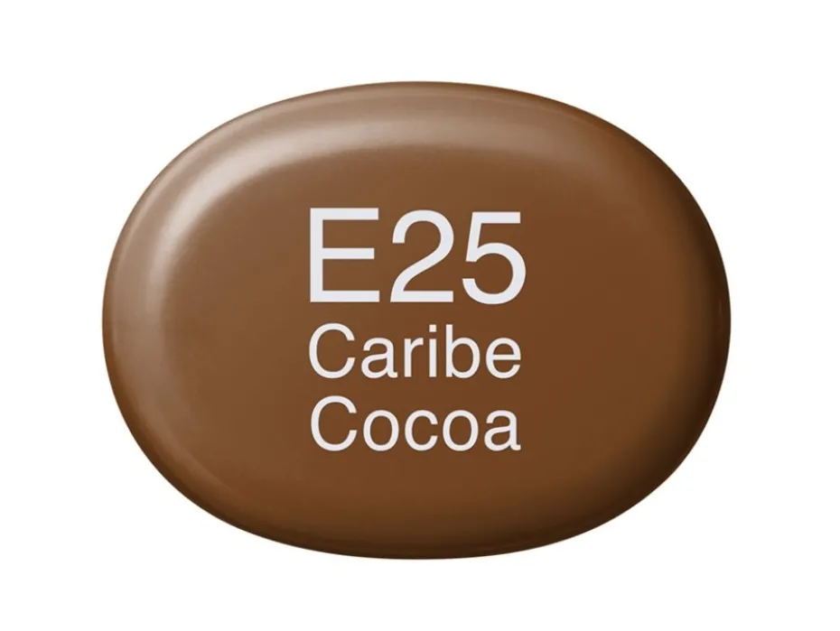 Copic Marker Sketch – E25 Caribe Cocoa