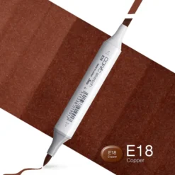 Copic Marker Sketch – E18 Copper