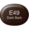 Copic Marker Sketch – E49 Dark Bark