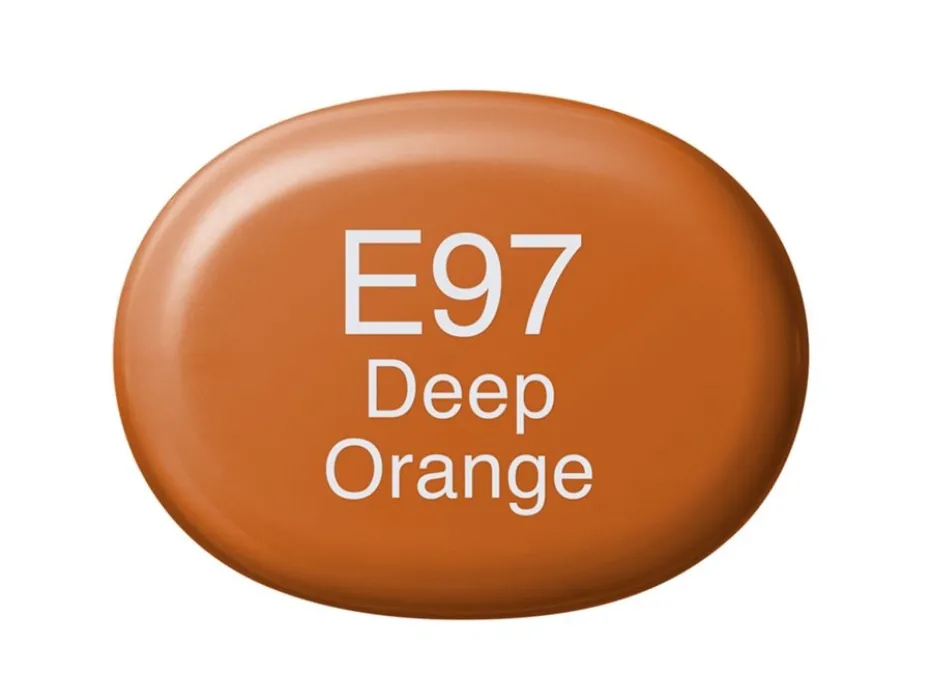 Copic Marker Sketch – E97 Deep Orange