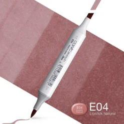 Copic Marker Sketch – E04 Lipstick Rose