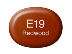 Copic Marker Sketch – E19 Redwood